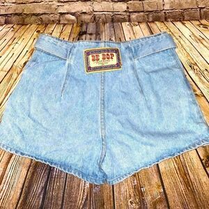 Vintage BeBop Jean Shorts w/Self Belt